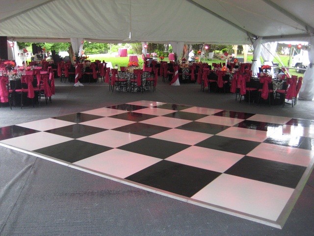 Black & White Checkerboard Dance Floor Philadelphia