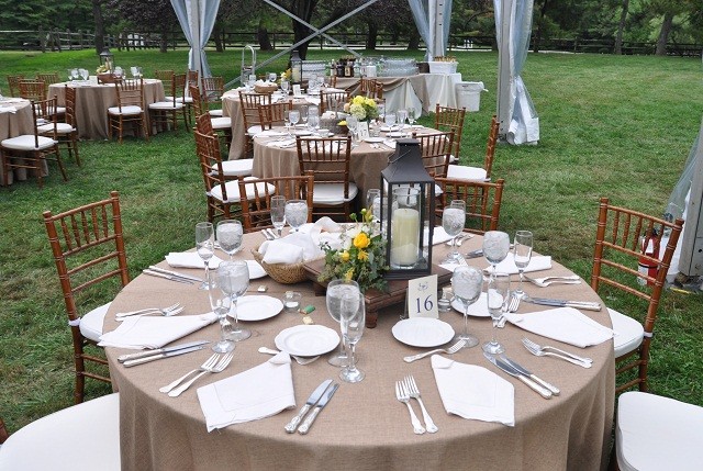 Table Setting - Main Line Philadelphia Tent