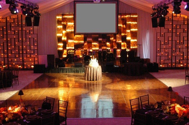 Wood Parquet Dance Floor in Ballroom Philadelphia