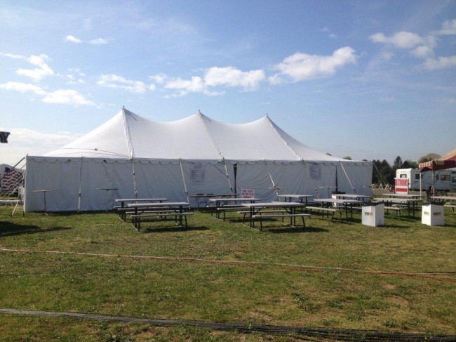 Cook Tents for Spring Carnival at Shady Brook Farm EventQuip
